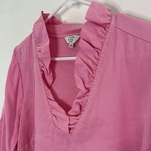 Crown & Ivy Curvy Pink Shirt sz 1x